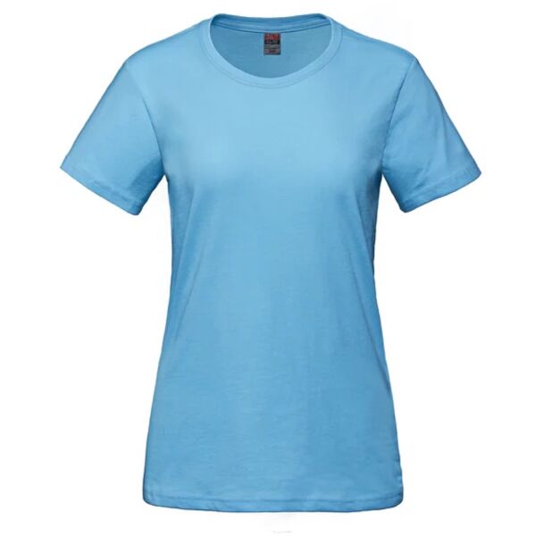 NAMECustomFields - Ladies RING SPUN Combed Cotton Crewneck T-Shirt Thumbnail